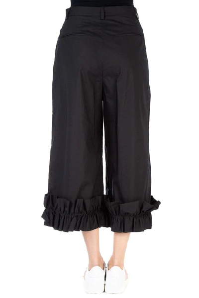 Shop Moncler Women's Black Cotton Pants