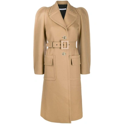 Shop Givenchy Women's Beige Wool Coat