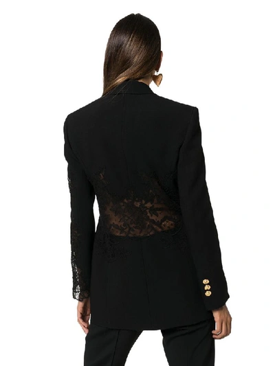 Shop Versace Women's Black Acetate Blazer