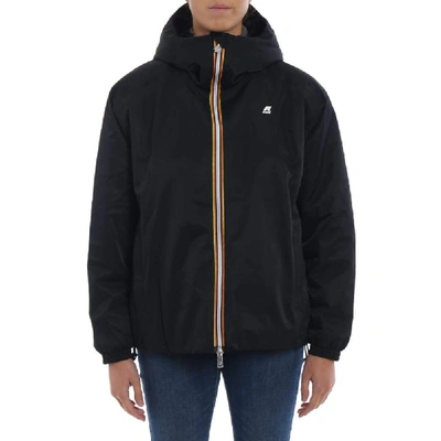 Shop K-way Women's Black Polyester Outerwear Jacket