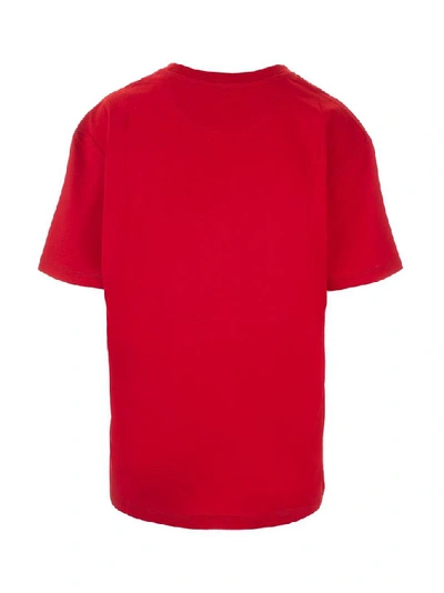 Shop Valentino Women's Red Cotton T-shirt