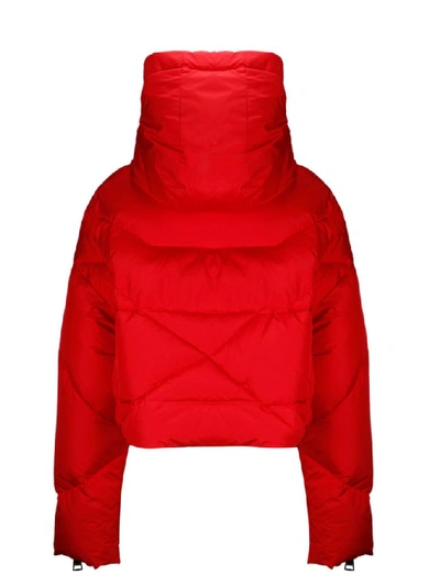 Shop Khrisjoy Women's Red Polyester Down Jacket