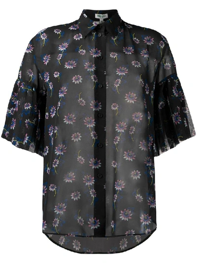 Shop Kenzo Women's Black Polyester Shirt