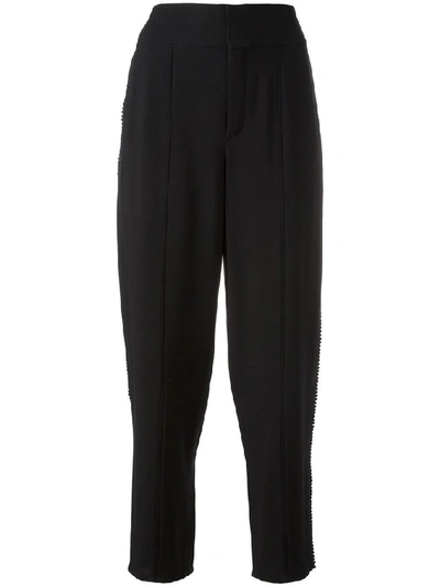 Shop Chloé Women's Black Acetate Pants