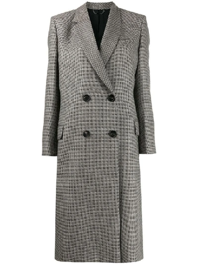 Shop Fendi Women's Grey Wool Coat