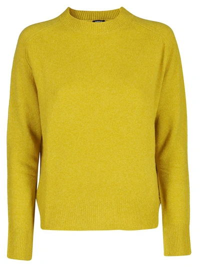 Shop Aspesi Women's Yellow Wool Sweater