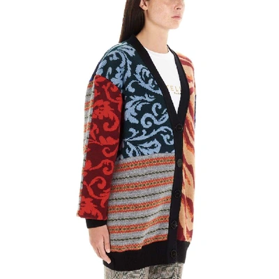 Shop Stella Mccartney Women's Multicolor Wool Cardigan
