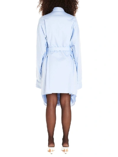 Shop Y/project Women's Light Blue Cotton Dress