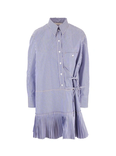 Shop Chloé Women's Blue Cotton Dress