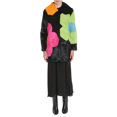 Shop Boutique Moschino Women's Multicolor Leather Coat