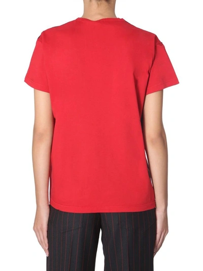 Shop N°21 Women's Red Cotton T-shirt