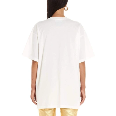 Shop Moschino Women's White Cotton T-shirt