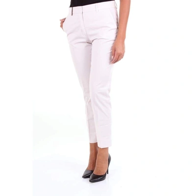 Shop Peserico Women's White Cotton Pants