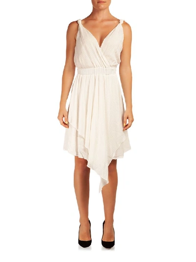 Shop Pinko Women's White Viscose Dress