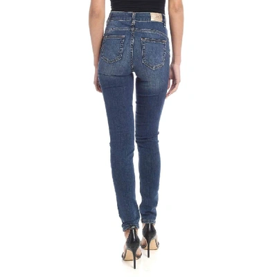 Shop Liu •jo Liu Jo Women's Blue Cotton Jeans