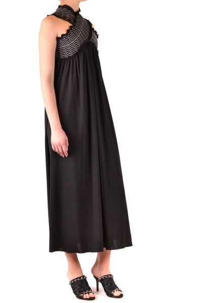 Shop Dondup Women's Black Polyester Dress