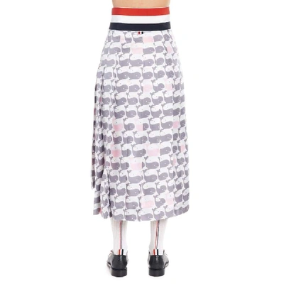 Shop Thom Browne Women's Multicolor Silk Skirt