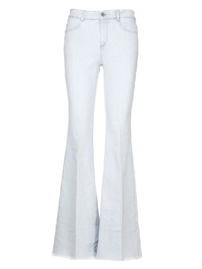 Shop Stella Mccartney Women's Light Blue Cotton Jeans