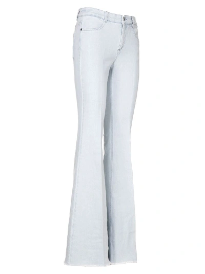 Shop Stella Mccartney Women's Light Blue Cotton Jeans