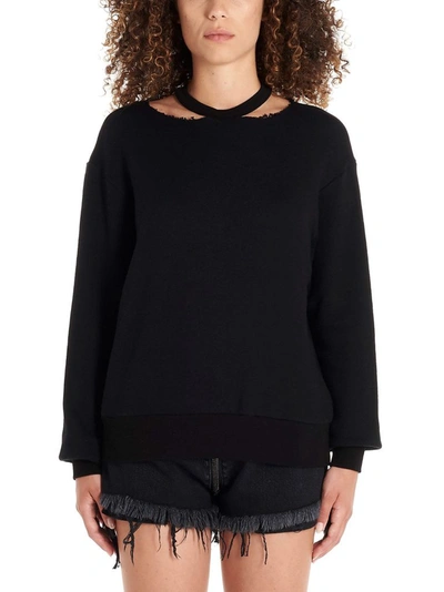 Shop Ben Taverniti Unravel Project Unravel Project Women's Black Cotton Sweater