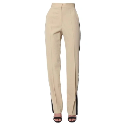 Shop Stella Mccartney Women's Beige Wool Pants