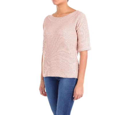 Shop Altea Women's Pink Cotton Jumper