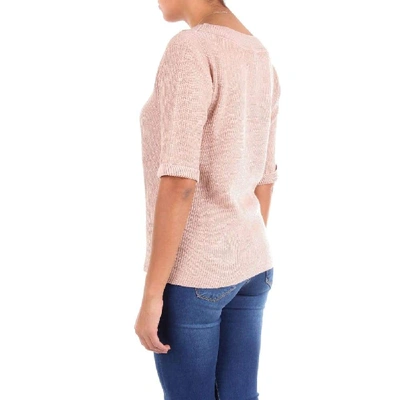 Shop Altea Women's Pink Cotton Jumper