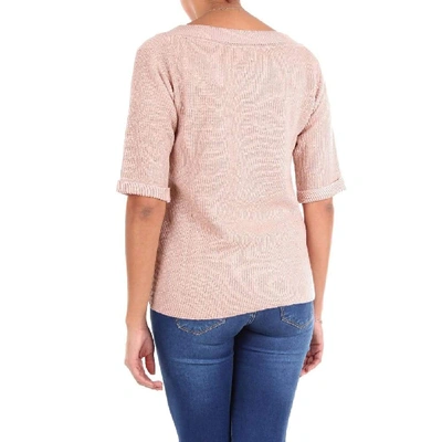 Shop Altea Women's Pink Cotton Jumper