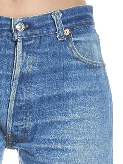 Shop Re/done Women's Blue Cotton Jeans