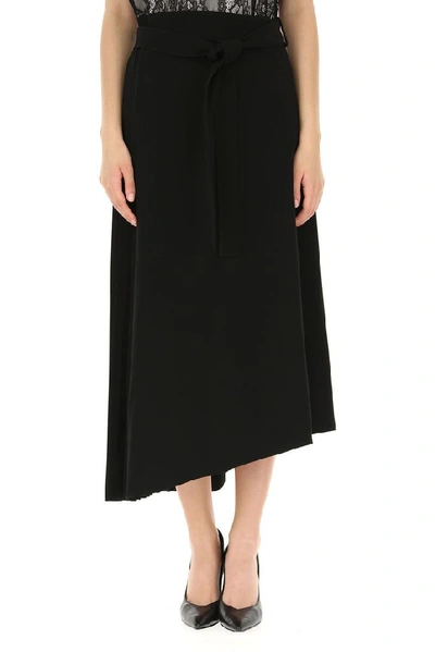 Shop Pinko Women's Black Polyester Skirt