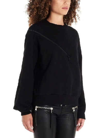 Shop Ben Taverniti Unravel Project Unravel Project Women's Black Cotton Sweatshirt