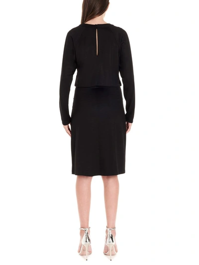 Shop Diane Von Furstenberg Women's Black Wool Dress