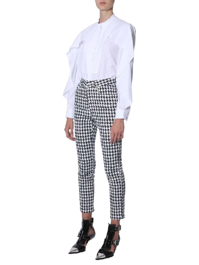 Shop Alexander Mcqueen Women's White Cotton Pants