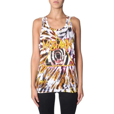 Shop Dsquared2 Women's Multicolor Cotton Tank Top