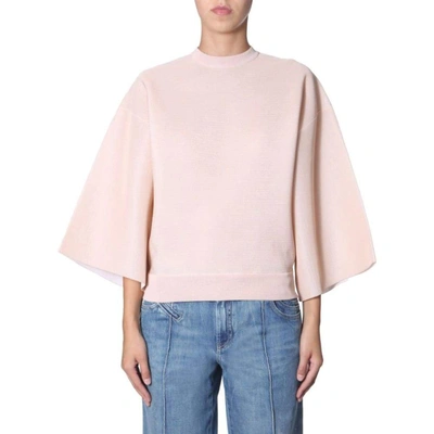 Shop Givenchy Women's Pink Silk Jumper
