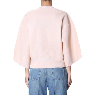 Shop Givenchy Women's Pink Silk Jumper