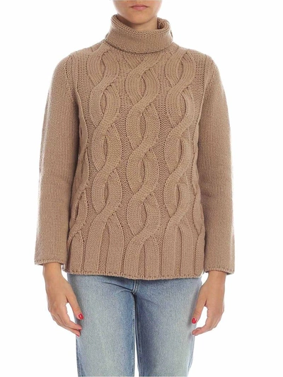 Shop Kangra Women's Brown Wool Sweater