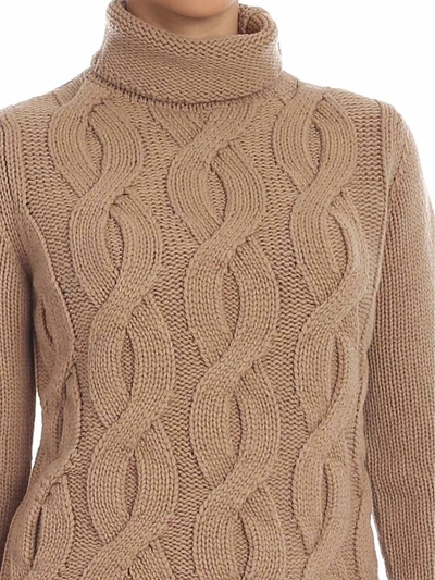 Shop Kangra Women's Brown Wool Sweater