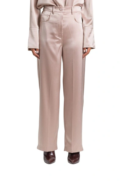 Shop Nanushka Women's Pink Acetate Pants