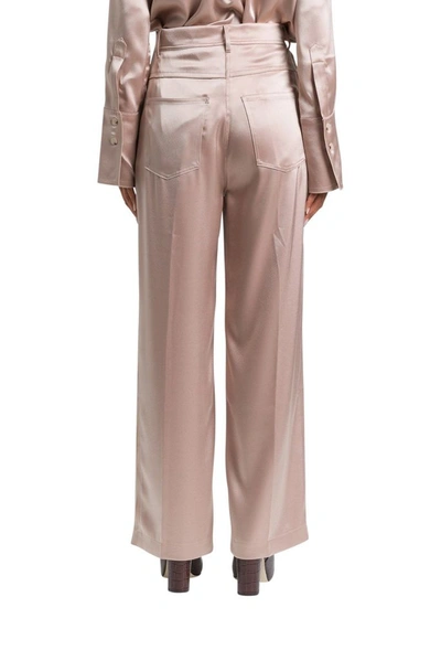 Shop Nanushka Women's Pink Acetate Pants