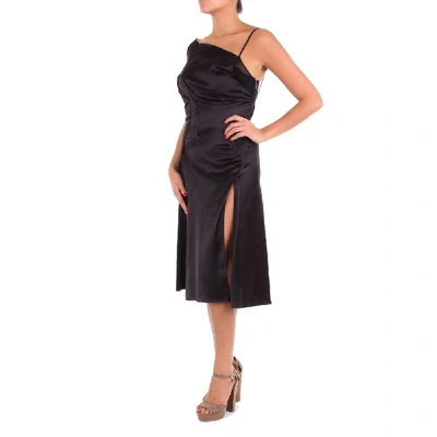 Shop Versace Women's Black Silk Dress
