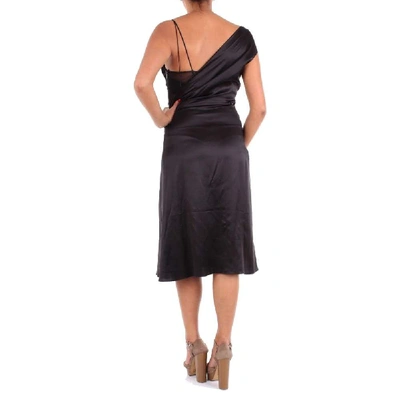 Shop Versace Women's Black Silk Dress