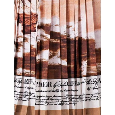 Shop Burberry Women's Brown Polyester Skirt