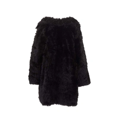 Shop Balenciaga Women's Black Modal Coat