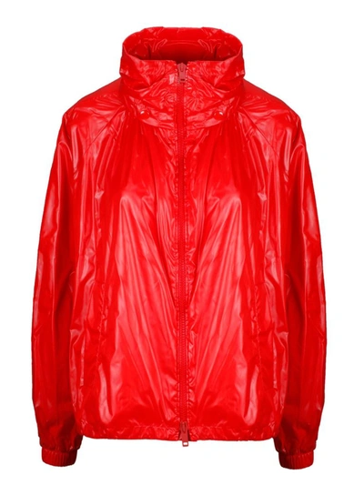 Shop Givenchy Women's Red Polyamide Outerwear Jacket