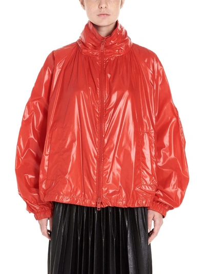 Shop Givenchy Women's Red Polyamide Outerwear Jacket
