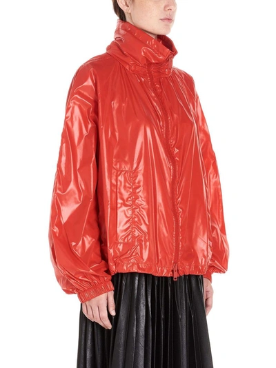 Shop Givenchy Women's Red Polyamide Outerwear Jacket