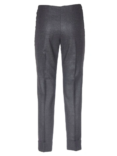 Shop Peserico Women's Grey Wool Pants