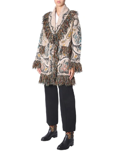Shop Etro Women's Multicolor Viscose Trench Coat