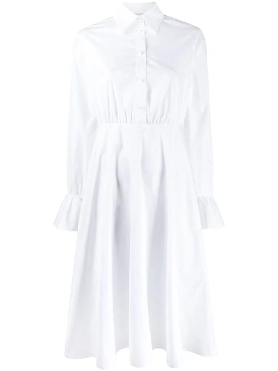 Shop Valentino Women's White Cotton Dress